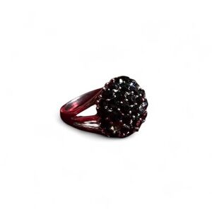 Black Rhinestone Ring